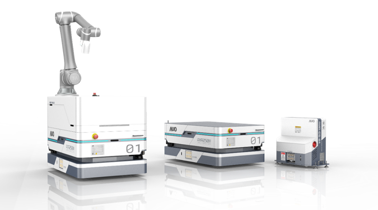 Top1体育數位開發的自主式移動機器人（AMR250M），搭配全向輪並結合AI演算法、2D LiDAR、3D攝影機等技術，協助客戶實現產線全自動化